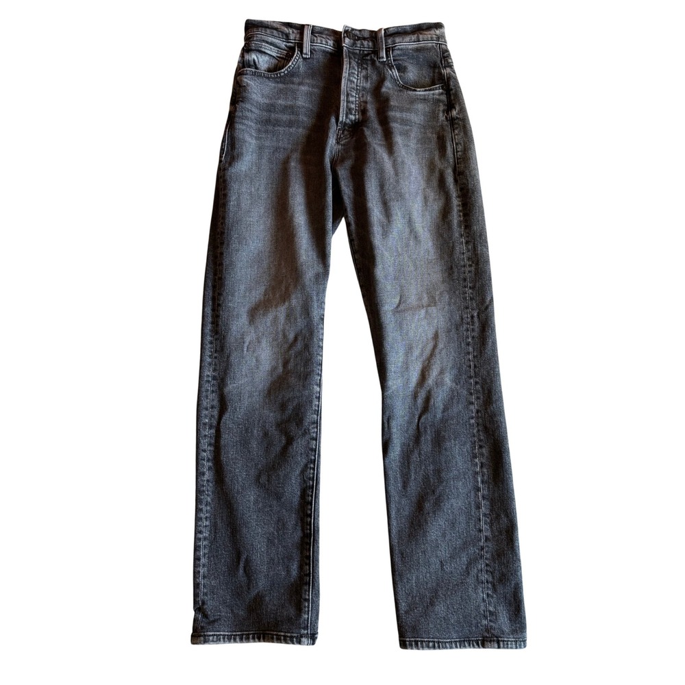 Mother High Waisted Hiker Hover Jeans Midnights With Molly Faded Black Size 26